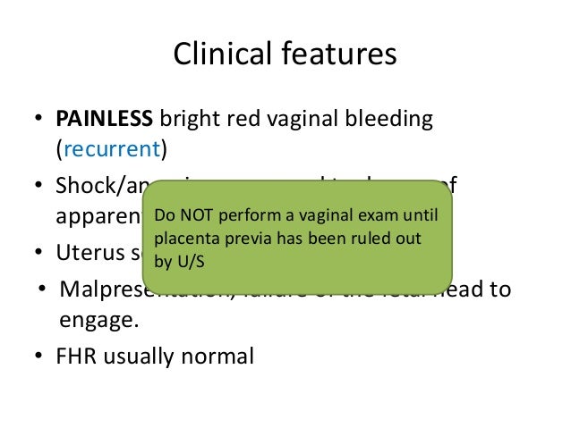 painless vaginal bleeding Painless vaginal bleeding